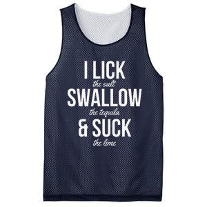 Funny Cinco De Mayo I Lick The Salt Swallow The Tequila Mesh Reversible Basketball Jersey Tank