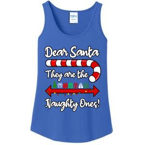 Funny Christmas Dear Santa They Are The Naughty Ones Meaningful Gift Ladies Essential Tank