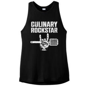 Funny Culinary Design For Women Chef Cook Culinary Lover Ladies PosiCharge Tri-Blend Wicking Tank