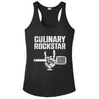 Funny Culinary Design For Women Chef Cook Culinary Lover Ladies PosiCharge Competitor Racerback Tank