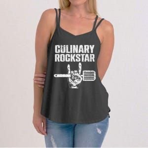 Funny Culinary Design For Women Chef Cook Culinary Lover Women's Strappy Tank