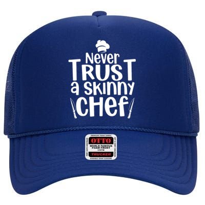 Funny Chef Design For Men Women Culinary Chef Cook Cooking High Crown Mesh Back Trucker Hat