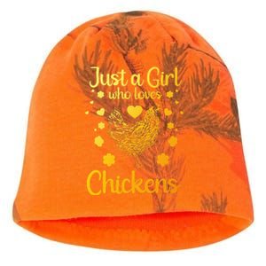 Funny Chicken Design For Mom Chicken Lover Kati - Camo Knit Beanie