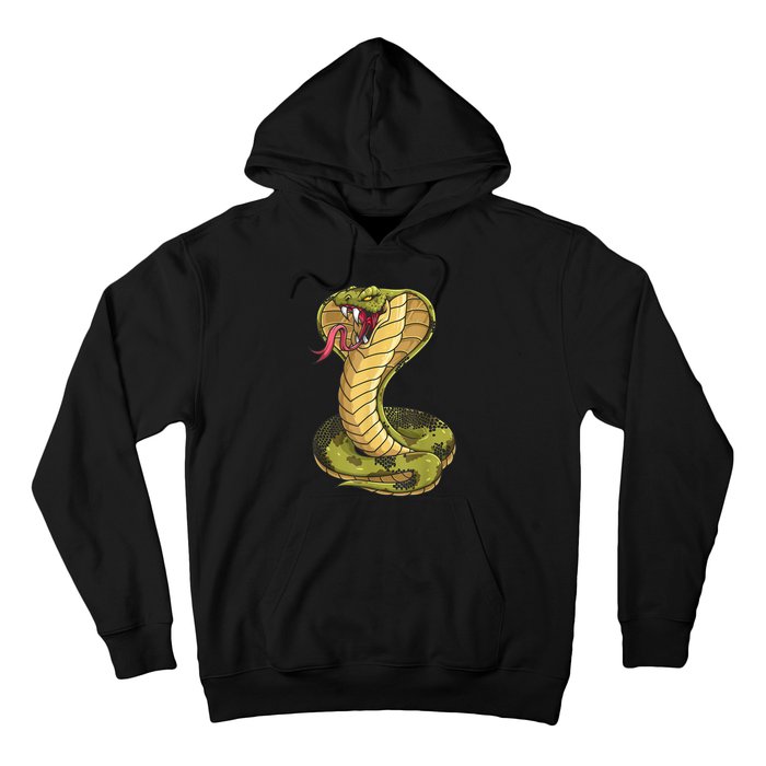 Funny Cobra Design For Men Women Kids King Snake Cobra Lover Hoodie