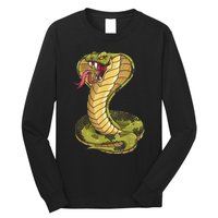 Funny Cobra Design For Men Women Kids King Snake Cobra Lover Long Sleeve Shirt