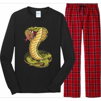 Funny Cobra Design For Men Women Kids King Snake Cobra Lover Long Sleeve Pajama Set