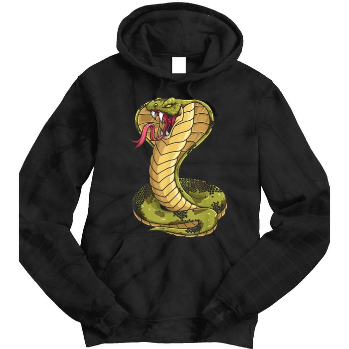 Funny Cobra Design For Men Women Kids King Snake Cobra Lover Tie Dye Hoodie