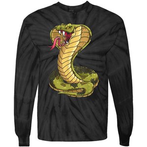 Funny Cobra Design For Men Women Kids King Snake Cobra Lover Tie-Dye Long Sleeve Shirt