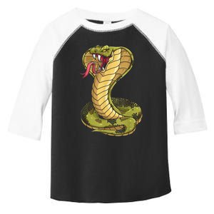 Funny Cobra Design For Men Women Kids King Snake Cobra Lover Toddler Fine Jersey T-Shirt