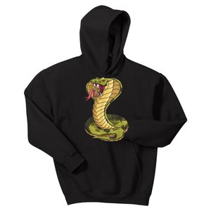 Funny Cobra Design For Men Women Kids King Snake Cobra Lover Kids Hoodie