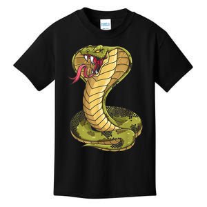 Funny Cobra Design For Men Women Kids King Snake Cobra Lover Kids T-Shirt