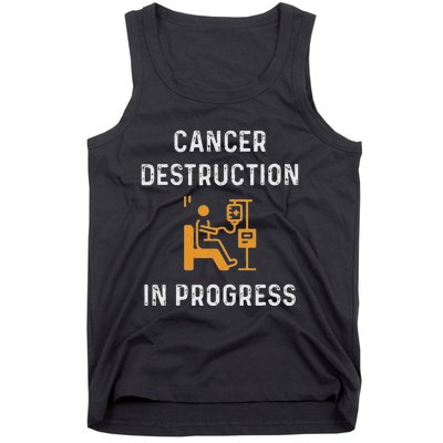 Fighting Cancer Destruction In Progress Tank Top