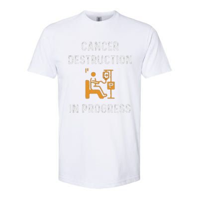 Fighting Cancer Destruction In Progress Softstyle CVC T-Shirt