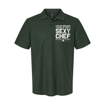 Funny Chef Design Men Women Sexy Cooking Novelty Culinary Softstyle Adult Sport Polo