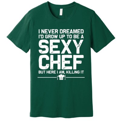 Funny Chef Design Men Women Sexy Cooking Novelty Culinary Premium T-Shirt