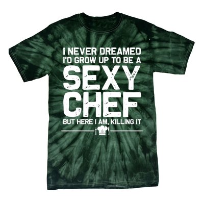 Funny Chef Design Men Women Sexy Cooking Novelty Culinary Tie-Dye T-Shirt