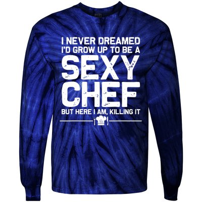 Funny Chef Design Men Women Sexy Cooking Novelty Culinary Tie-Dye Long Sleeve Shirt