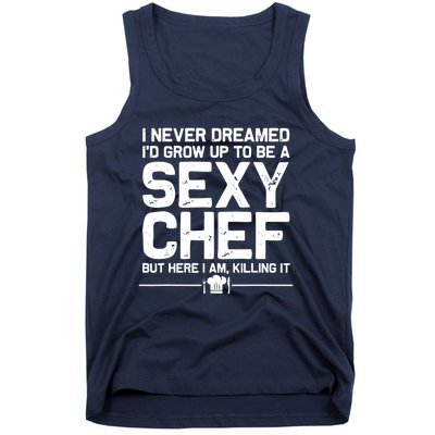 Funny Chef Design Men Women Sexy Cooking Novelty Culinary Tank Top