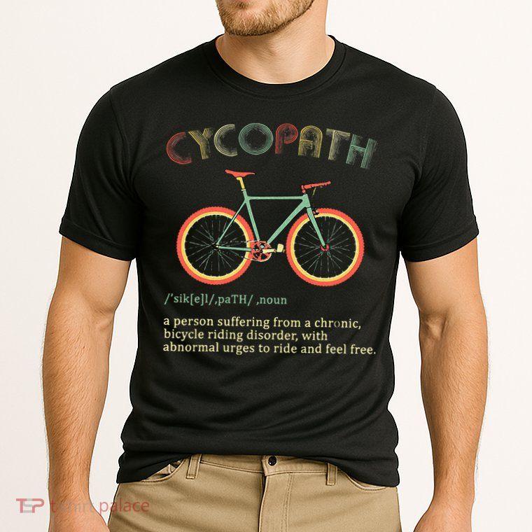 Funny Cycopath Design For Cyclists Performance Shirt
