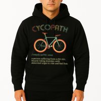 Funny Cycopath Design For Cyclists Hoodie