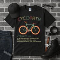 Funny Cycopath Design For Cyclists Tall T-Shirt