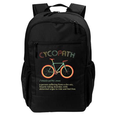 Funny Cycopath Design For Cyclists Backpack