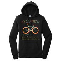 Funny Cycopath Design For Cyclists Women's Pullover Hoodie