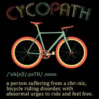 Funny Cycopath Design For Cyclists Magnet