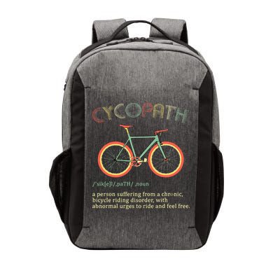 Funny Cycopath Design For Cyclists Vector Backpack