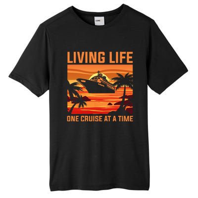 Funny Cruising Designs Men Women Cruise Ship Cruising Lovers Tall Fusion ChromaSoft Performance T-Shirt