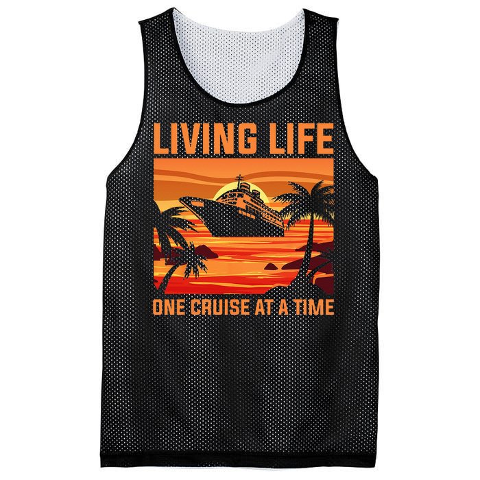 Funny Cruising Designs Men Women Cruise Ship Cruising Lovers Mesh Reversible Basketball Jersey Tank