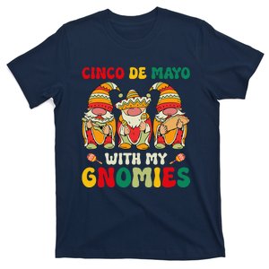 Funny Cinco De Mayo With My Gnomies Trio Gnomes T-Shirt