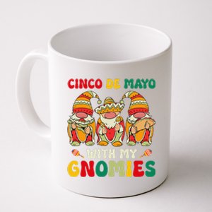 Funny Cinco De Mayo With My Gnomies Trio Gnomes Coffee Mug