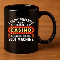 Funny Casino Designs For Wo Gambling Pun Game Lovers 11oz C Handle Ceramic Mug