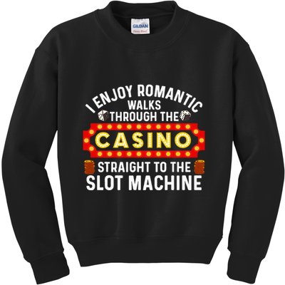 Funny Casino Designs For Wo Gambling Pun Game Lovers Kids Sweatshirt