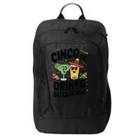 Funny Cinco De Drinko Bitchachos Margirita Tequila  City Backpack