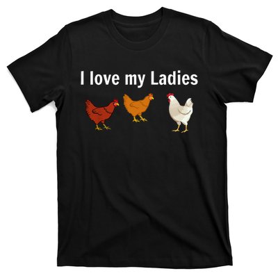 Funny Chicken Design Chicken Farmers T-Shirt