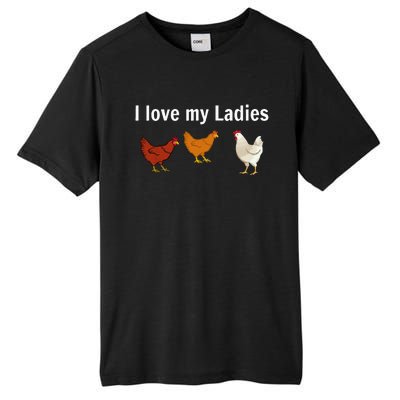 Funny Chicken Design Chicken Farmers Tall Fusion ChromaSoft Performance T-Shirt