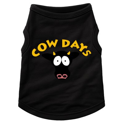Funny Cow Days Cool Design Doggie Tank