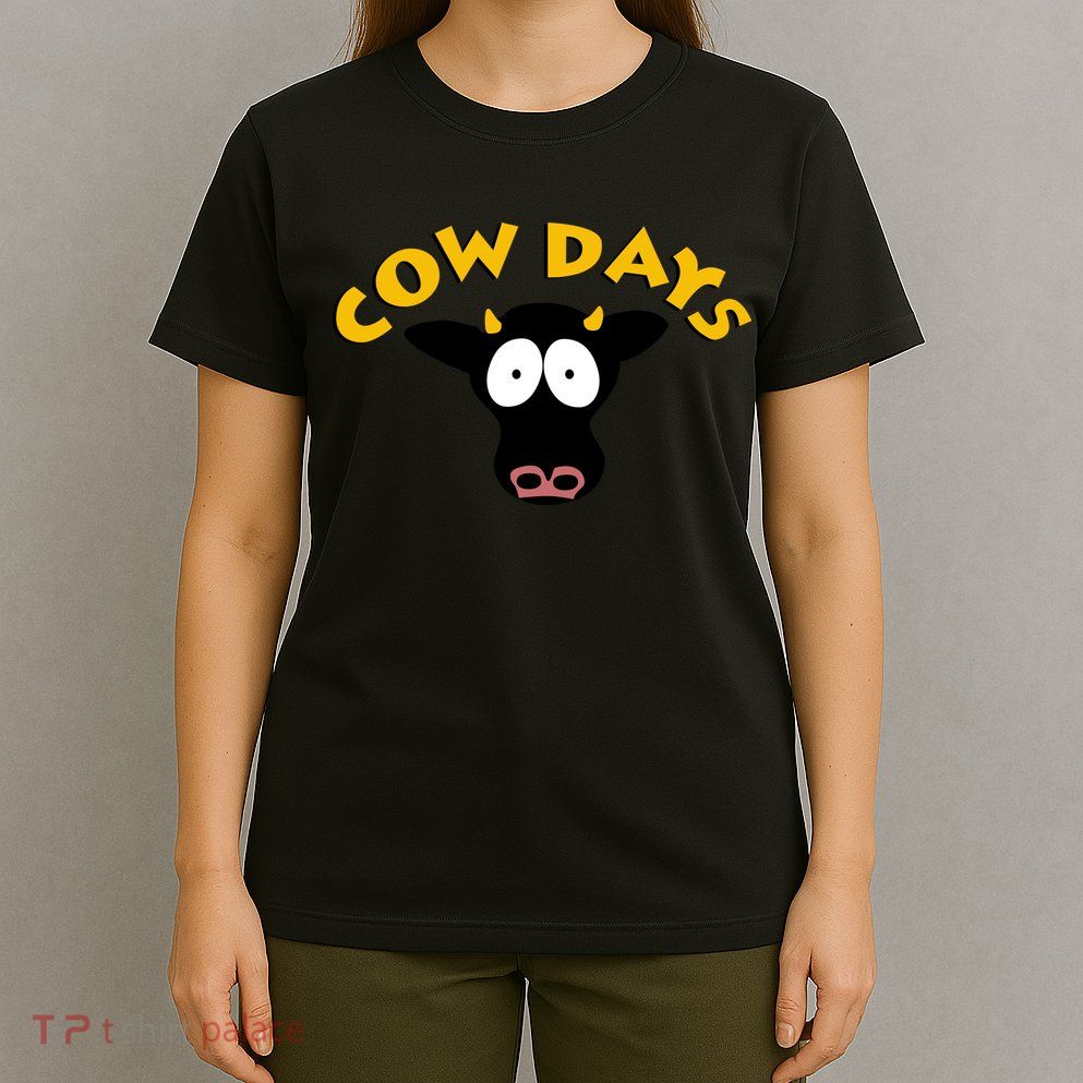 Funny Cow Days Cool Design T-Shirt