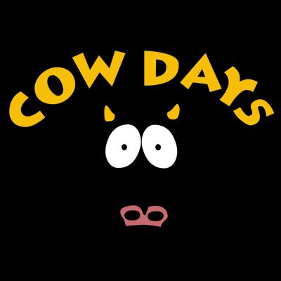 Funny Cow Days Cool Design T-Shirt