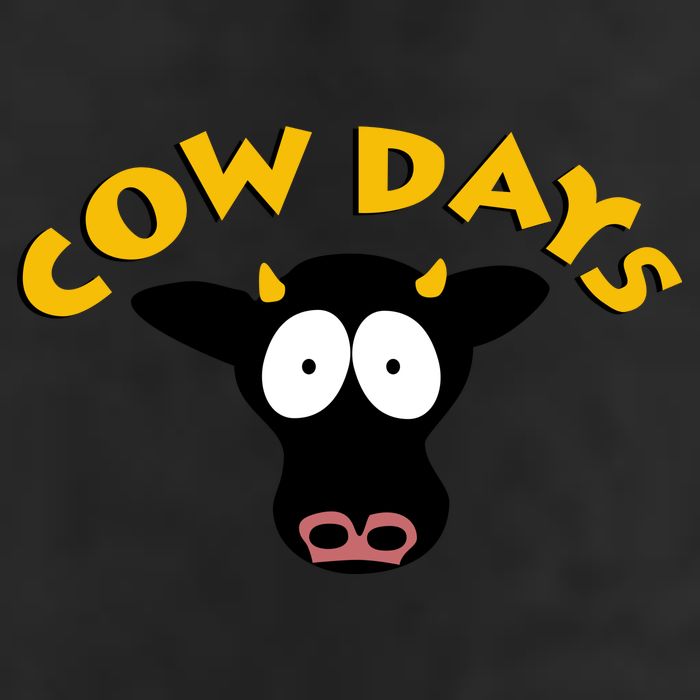 Funny Cow Days Cool Design Adult Drive Performance Visor