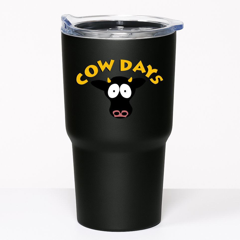 Funny Cow Days Cool Design Tumbler