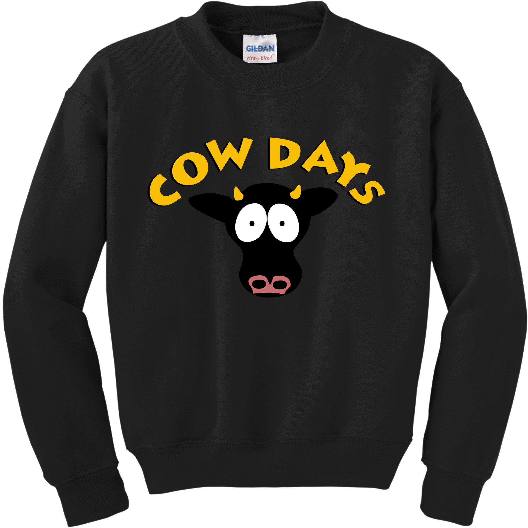Funny Cow Days Cool Design Kids Sweatshirt