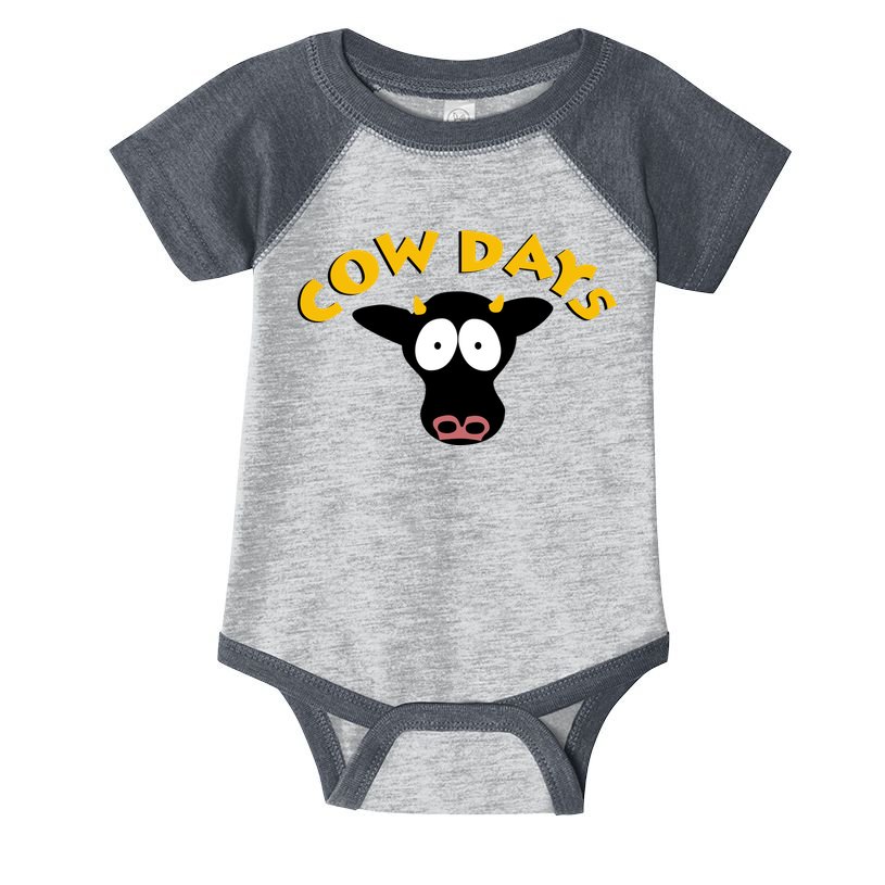 Funny Cow Days Cool Design Infant Baby Jersey Bodysuit