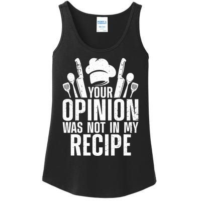 Funny Chef Design Cooking Lover Culinary Cook Ladies Essential Tank