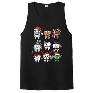 Funny Christmas Dental Th Dentist Hygienist Great Gift PosiCharge Competitor Tank