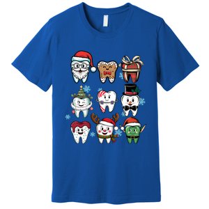 Funny Christmas Dental Th Dentist Hygienist Great Gift Premium T-Shirt