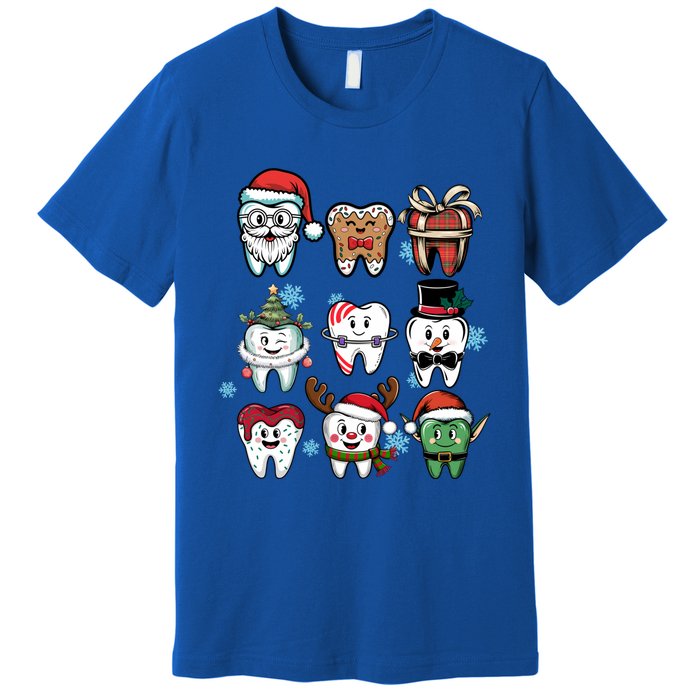 Funny Christmas Dental Th Dentist Hygienist Great Gift Premium T-Shirt