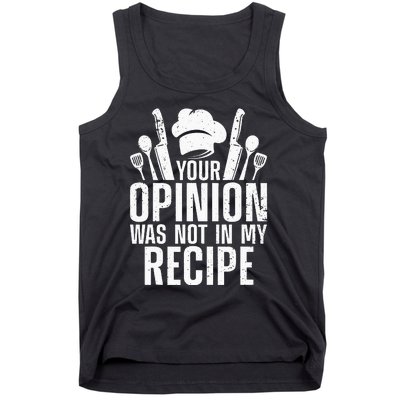 Funny Chef Design For Cooking Lover Culinary Cook Tank Top